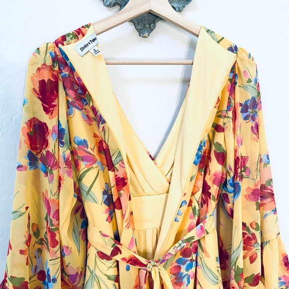 Shelby & Palmer Yellow Floral Dress - Picture 10 of 15